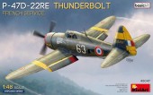 MiniArt 48047 P-47D-22RE Thunderbolt. French Service. Basic Kit 1:48