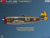 MiniArt 48047 P-47D-22RE Thunderbolt. French Service. Basic Kit 1:48