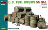 MINIART 49001 1:48 U.S. Fuel Drums 55 Gal.