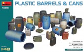 MiniArt 49010 Plastic Barrels & Cans 1:48