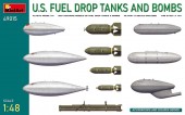 MiniArt 49015 U.S. Fuel Drop Tanks and Bombs 1:48