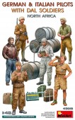 MiniArt 49018 German & Italian Pilots w/DAL Soldiers. North Africa 1:48