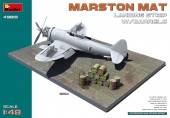 MiniArt 49019 Marston Mat Landing Strip w/Barrels 1:48