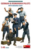MiniArt 49024 German & Romanian Pilots w/Ground Staff 1:48