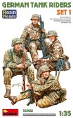MiniArt 53022 German Tank Riders Set 1. Resin Heads 1:35