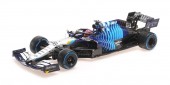 MINICHAMPS 117211363 1:18 WILLIAMS RACING MERCEDES FW43B - GEORGE RUSSELL - 2ND PLACE BELGIAN GP 2021 - MINICHAMPS