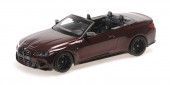 MINICHAMPS 155021032 1:18 BMW M4 CABRIOLET - 2020 - RED METALLIC - MINICHAMPS