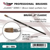 Mirage Hobby 100046 MIRAGE BRUSH FLAT HIGH QUALITY CLASSIC SERIES 1 size 5 