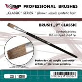 Mirage Hobby 100050 MIRAGE BRUSH FLAT HIGH QUALITY CLASSIC SERIES 1 size 9 