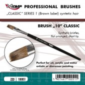Mirage Hobby 100051 MIRAGE BRUSH FLAT HIGH QUALITY CLASSIC SERIES 1 size 10 