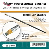 Mirage Hobby 100056 MIRAGE BRUSH FLAT HIGH QUALITY CLASSIC SERIES 2 size 3 