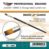 Mirage Hobby 100058 MIRAGE BRUSH FLAT HIGH QUALITY CLASSIC SERIES 2 size 5 