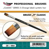 Mirage Hobby 100062 MIRAGE BRUSH FLAT HIGH QUALITY CLASSIC SERIES 2 size 9 
