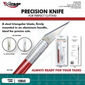 Mirage Hobby 100068 MIRAGE Precision Knife + 5 blades (RED) 