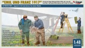Mirage Hobby 480009 WWI German FA(A) Units Crew 'Emil und Franz 1917' w/Equipment 1:48