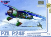 Mirage Hobby 48107 PZL P.24F Greek Fighter with 20mm Oerlikon 1:48
