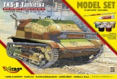 Mirage Hobby 835093 Tankette TKS-B(w/automatic cannon 20mm Mk.38) Model Set 1:35