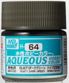 Aqueous  H064 Semi-Gloss RLM71 Dark Green 