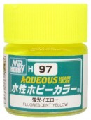 Mr. Hobby H-097 Aqueous Hobby Colors (10 ml) Fluorescent - Yellow