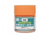 Mr. Hobby H-098 Aqueous Hobby Colors (10 ml) Fluorescent - Orange