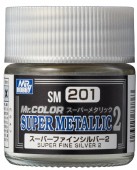 Mr. Color Super Metallic 2 SM201  - Super Fine Silver 2