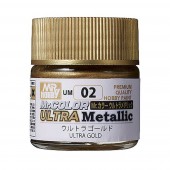 Mr. Hobby UM-02 Mr. Color Ultra Metallic Colors II (10 ml) Ultra Gold