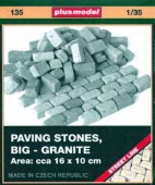Plus model 135 Paving stones big - granite 1:35