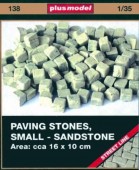 Plus model 138 Paving stones small - sandstones 1:35