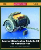 Plus model 179 Ammunition trolley Sd.Anh.33 for Nebelwerfer  1:35