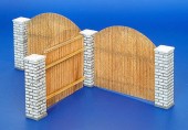 Plus model 216 Fence with poles 1:35