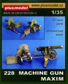 Plus model 228 Machine Gun Maxim 1:35