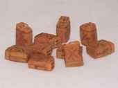 Plus model 415 Burnt-out cans - US WWII 1:35