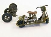 Plus model 438 U.S. airborne scooter with reel 1:35