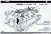 Plus model 46 German Flak Bunker WW II 1:35