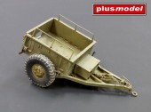 Plus model 492 US ammunition trailer M10 1:35