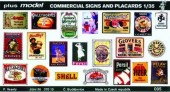 Plus model 5 Commercial Signs and Placards 1:35