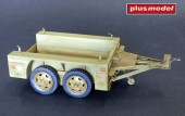 Plus model 510 US trailer M7 tandem axle 1:35