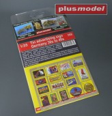 Plus model 568 Tin advertising sign Germany 1:35