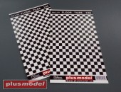 Plus model 571 Floor tiles black and white 1:35