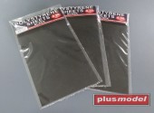 Plus model 574 Polystyrene sheets black 0,2 