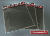 Plus model 577 Polystyrene sheets black 0,2 big 