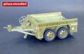 Plus model 596 US trailer M13 tandem axle 1:35