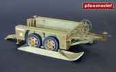 Plus model 597 US trailer M18 tandem axle 1:35