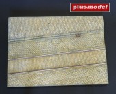 Plus model 618 Display base - Cobblestone street wit tram tracks 1:35
