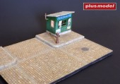 Plus model 619 Display baseCobblestone street intersection 1:35