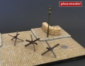 Plus model 619 Display baseCobblestone street intersection 1:35