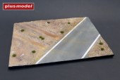 Plus model 623 Display base - Cobblestone street wit tram tracks 1:35