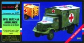Plus model 92 Opel Blitz 4x4 Ambulance 1:35