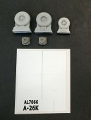 Plus model AL7066 A-26K Invader wheels 1:72