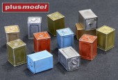 Plus model DP3006 British canisters Flimsy early 1:35